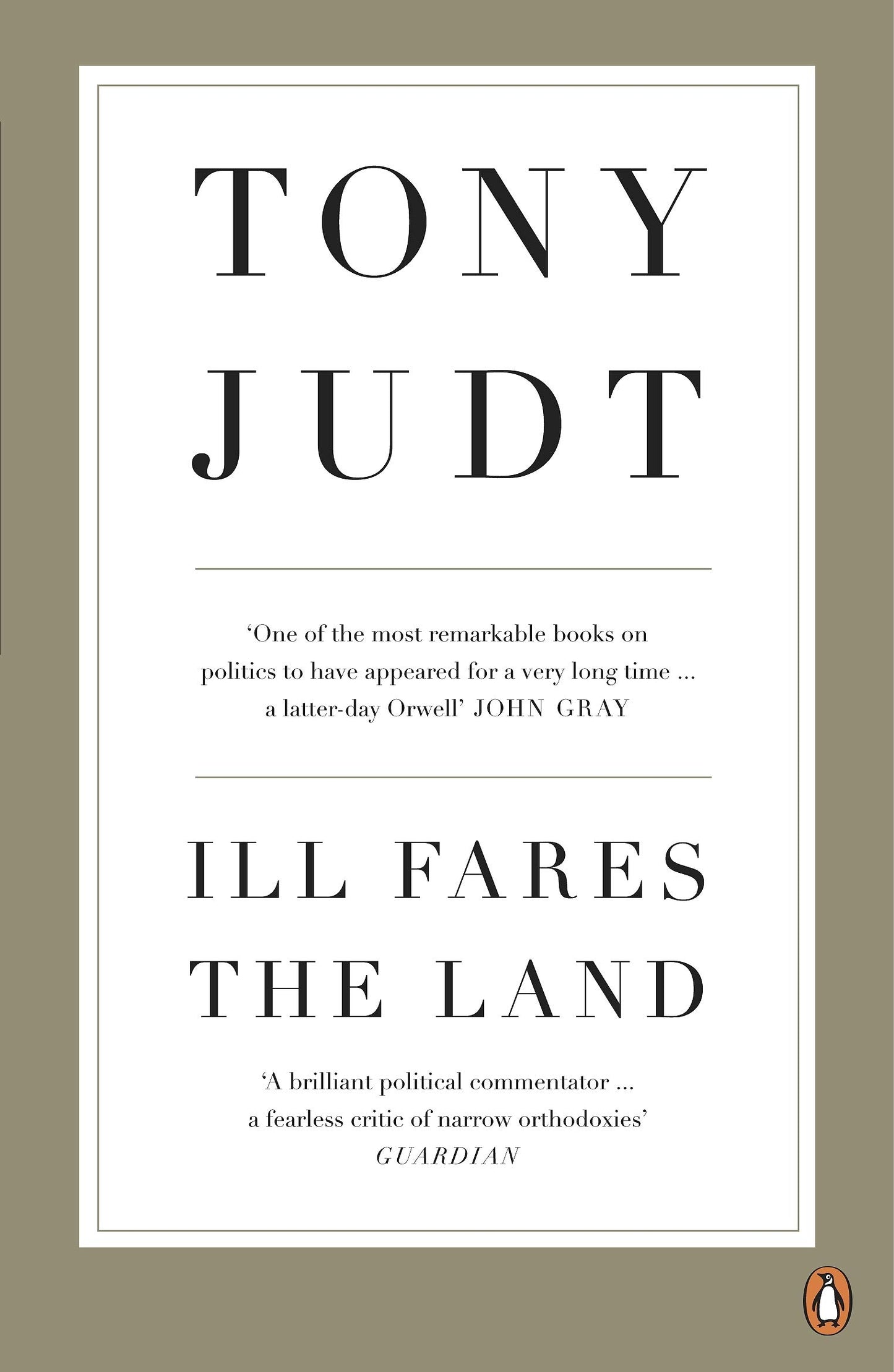 Book Study: Ill Fares the Land, Tony Judt