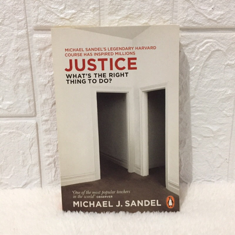Modern politics: "Justice" Michael Sandel, Harvard University